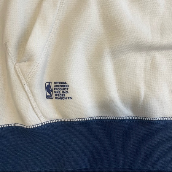 NBA Nike Team 31 75th anniversary courtside fleece half-zip hoodie Size Medium - Picture 4 of 13